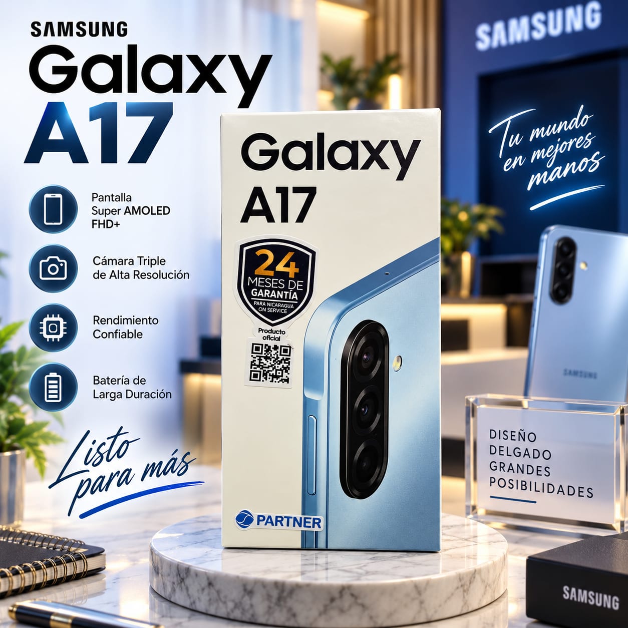 Samsung Galaxy A17 Light Blue 4GB+128GB